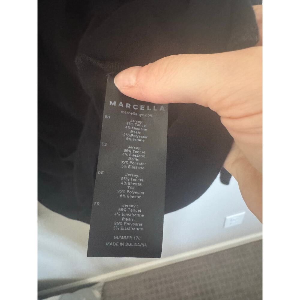 NWOT Marcella Maria Turtleneck in Black SZ M - Picture 6 of 8